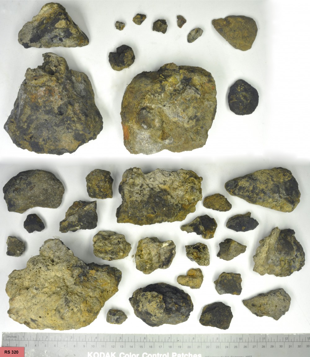 RS320 Concretions artefact recovered from Lively Rowley Shoals