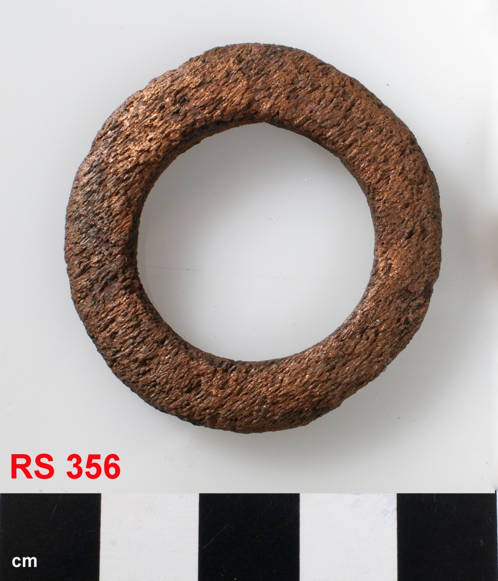 RS356 Copper/brass artefact recovered from Lively Rowley Shoals