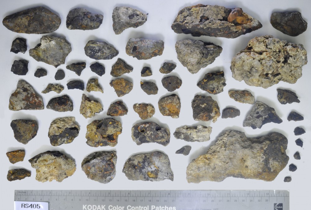 RS405 Concretions artefact recovered from Lively Rowley Shoals