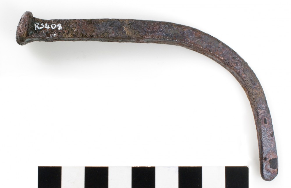 RS408 Copper/brass artefact recovered from Lively Rowley Shoals