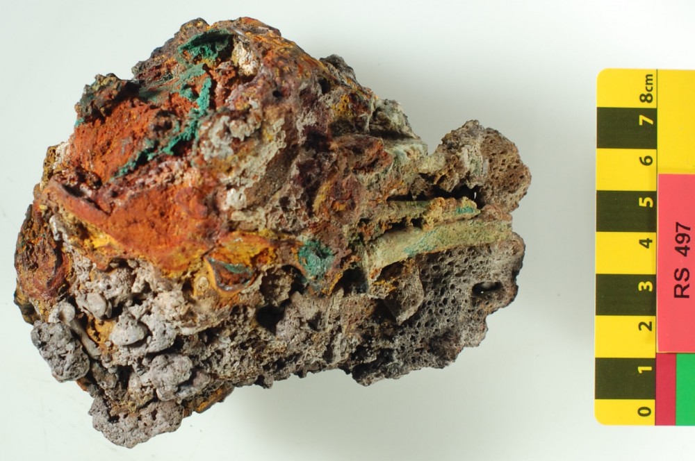 RS497 Concretions artefact recovered from Lively Rowley Shoals