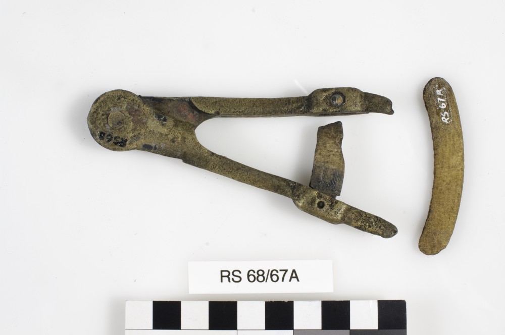 RS67A Copper/brass artefact recovered from Lively Rowley Shoals