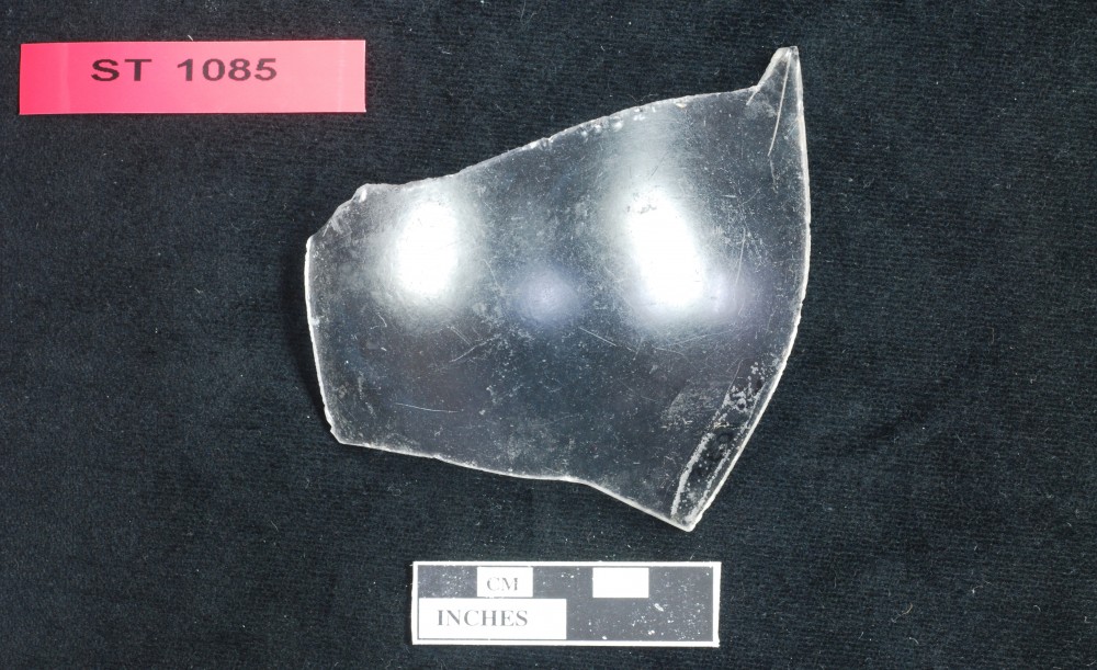 Glass artefact recovered from Lancier [Stragglers]
