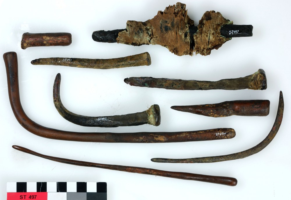 Copper/brass artefact recovered from Lancier [Stragglers]