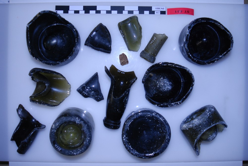 Glass artefact recovered from Lancier [Stragglers]