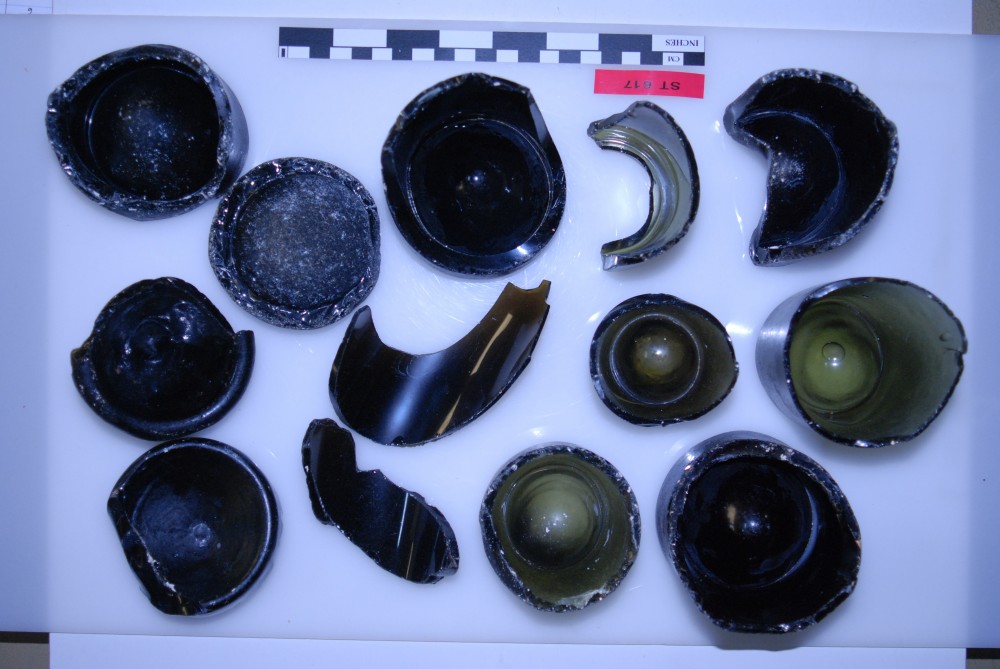 Glass artefact recovered from Lancier [Stragglers]