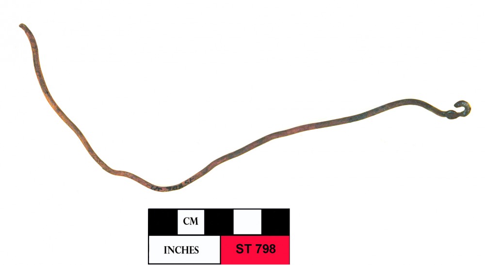 Copper/brass artefact recovered from Lancier [Stragglers]