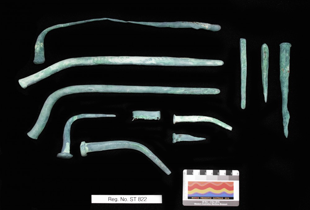 Copper/brass artefact recovered from Lancier [Stragglers]