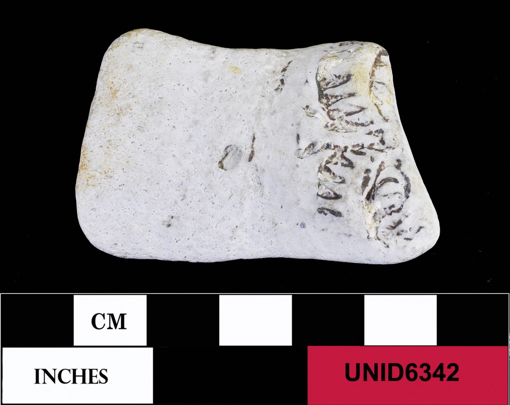 UNID6342 CERAMICS artefact recovered from Unidentified