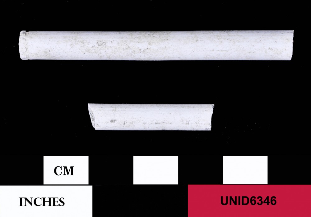 UNID6346 Clay pipes artefact recovered from Unidentified