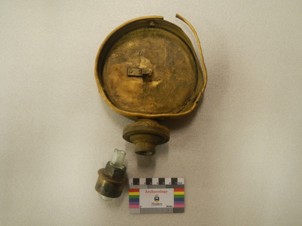 Copper/brass artefact recovered from Xantho