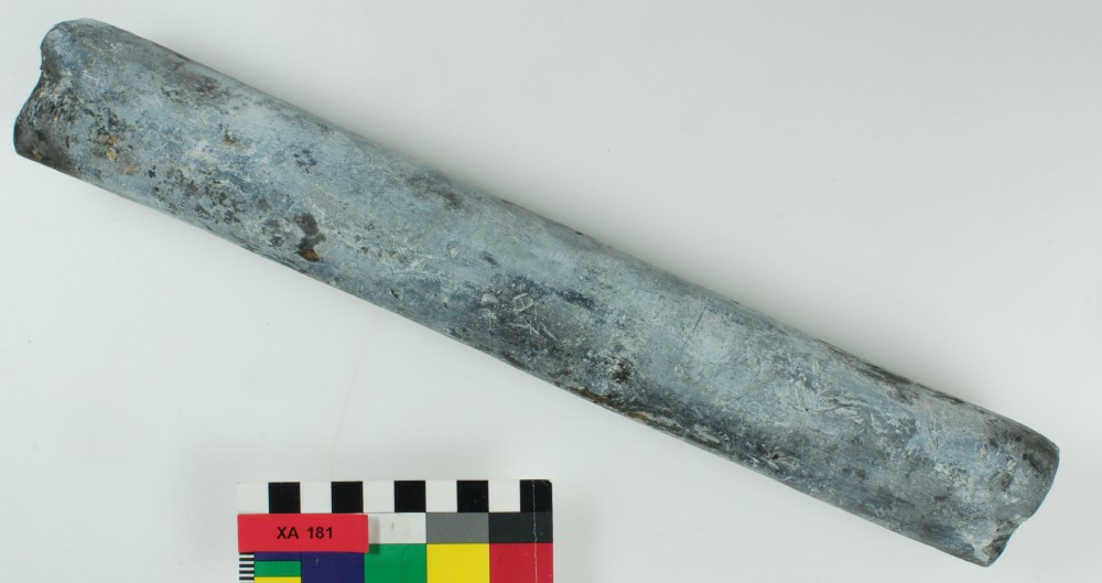 Lead artefact recovered from Xantho