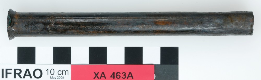 Copper/brass artefact recovered from Xantho