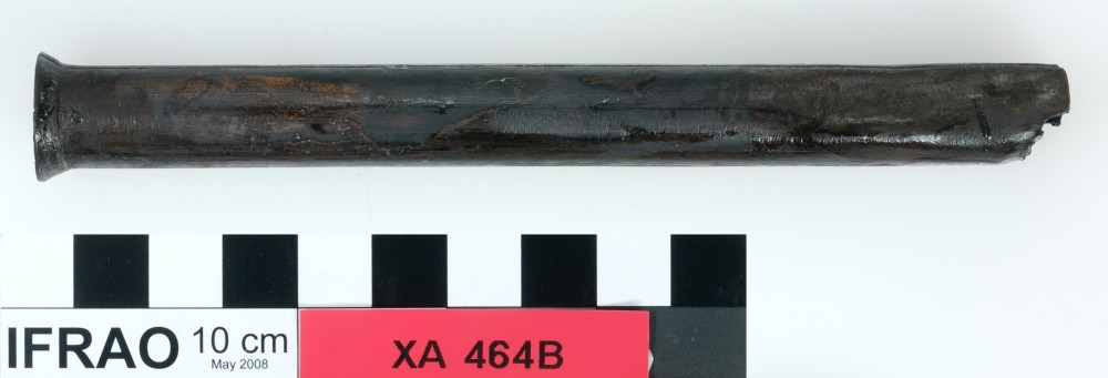 XA464B Copper/brass artefact recovered from Xantho