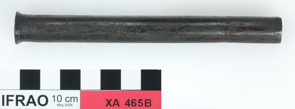 XA465B Copper/brass artefact recovered from Xantho
