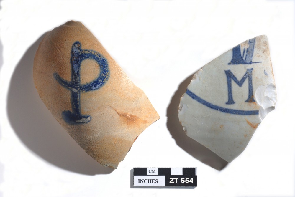 Porcelain artefact recovered from Zuiddorp (Zuytdorp)