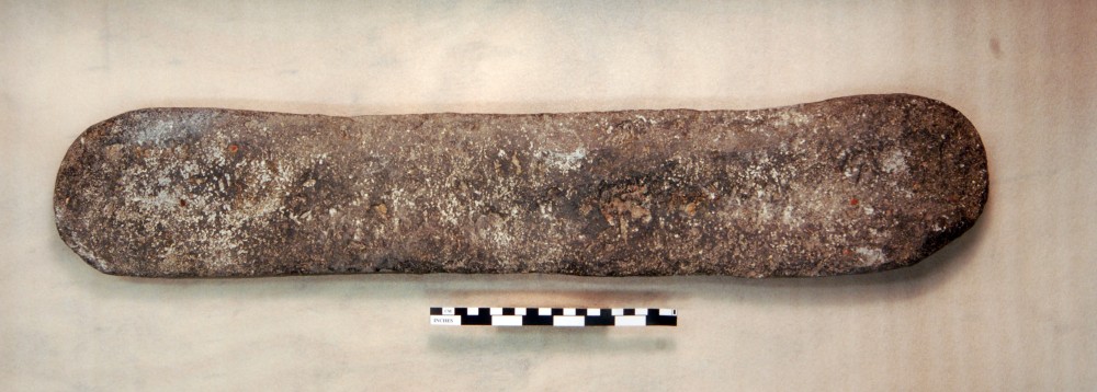 Lead artefact recovered from Zuiddorp (Zuytdorp)
