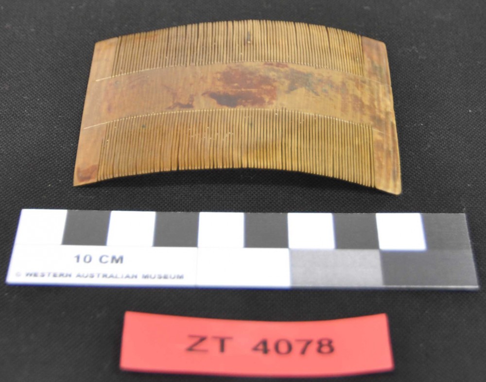ZT4078 Animal artefact recovered from Zuiddorp (Zuytdorp)