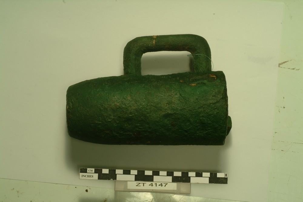 ZT4147 Bronze artefact recovered from Zuiddorp (Zuytdorp)