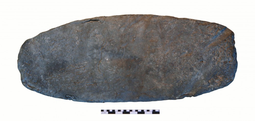 ZT4177 Lead artefact recovered from Zuiddorp (Zuytdorp)