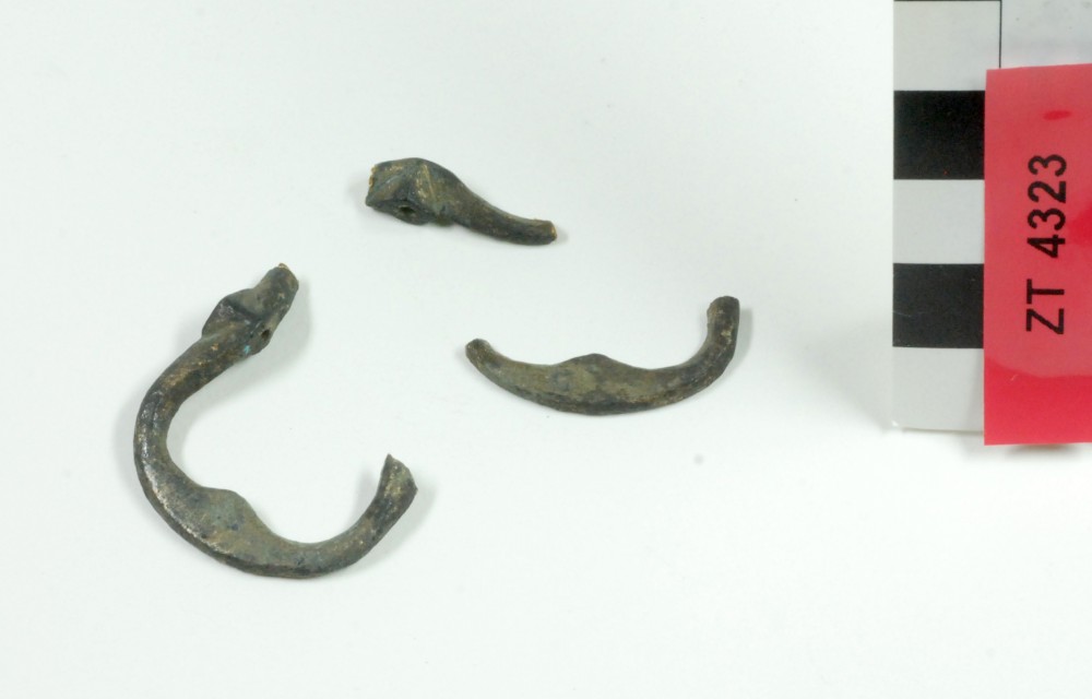 ZT4323 Copper/brass artefact recovered from Zuiddorp (Zuytdorp)