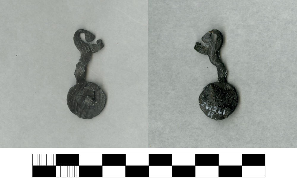 Lead artefact recovered from Zeewijk