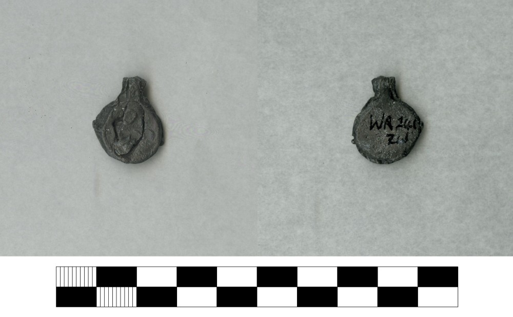 ZW241C Lead artefact recovered from Zeewijk