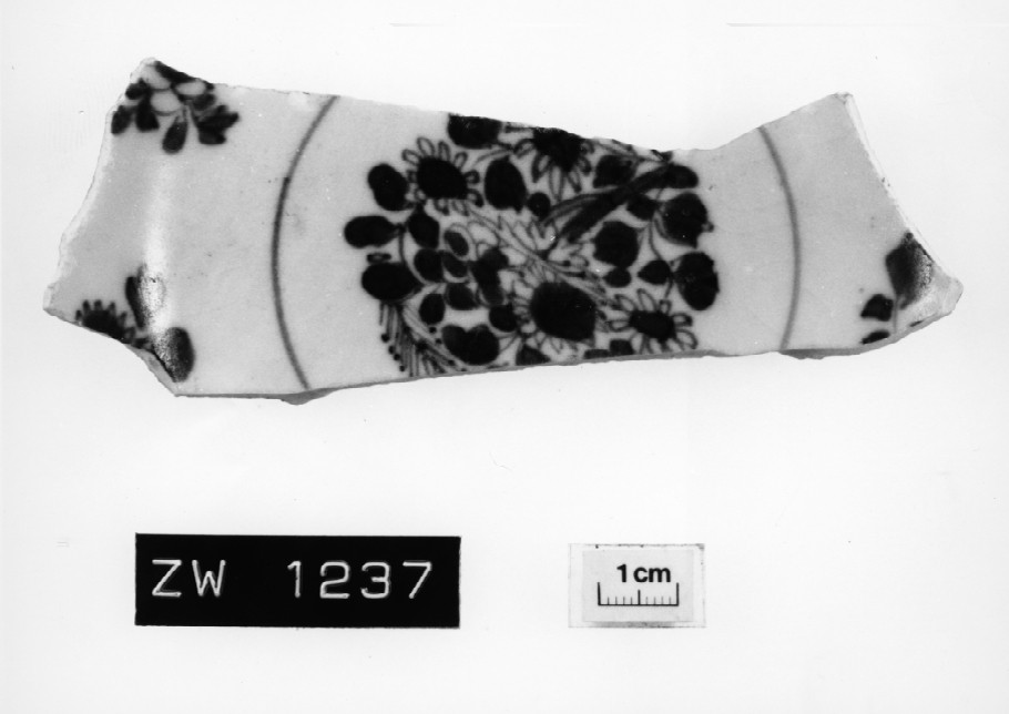 ZW1237 Porcelain artefact recovered from Zeewijk