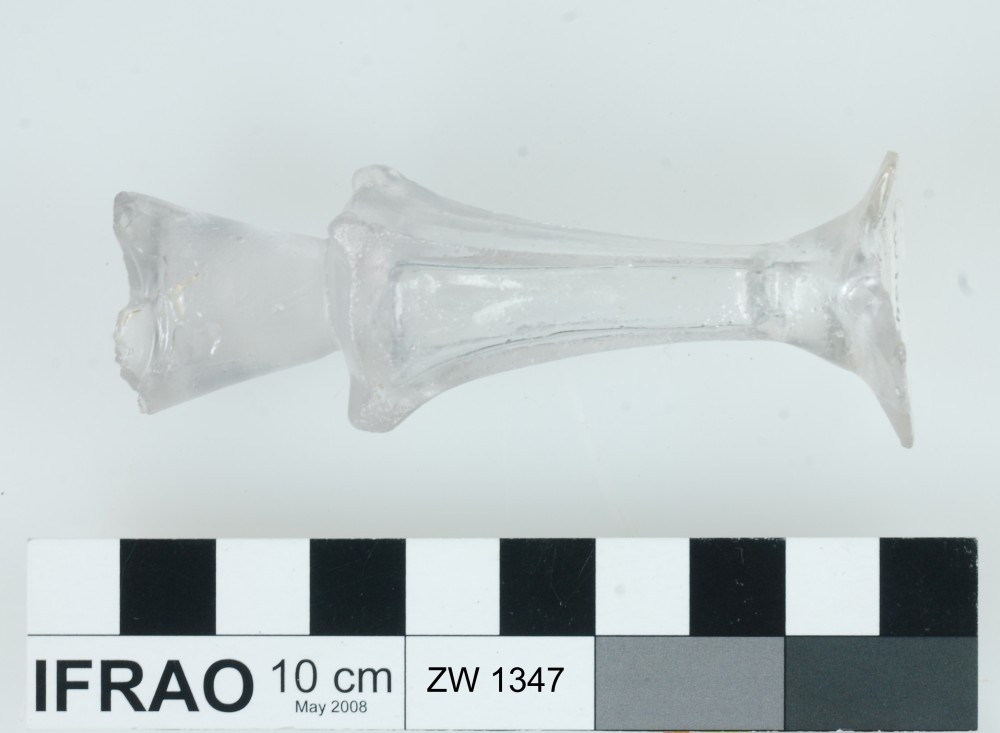 Glass artefact recovered from Zeewijk
