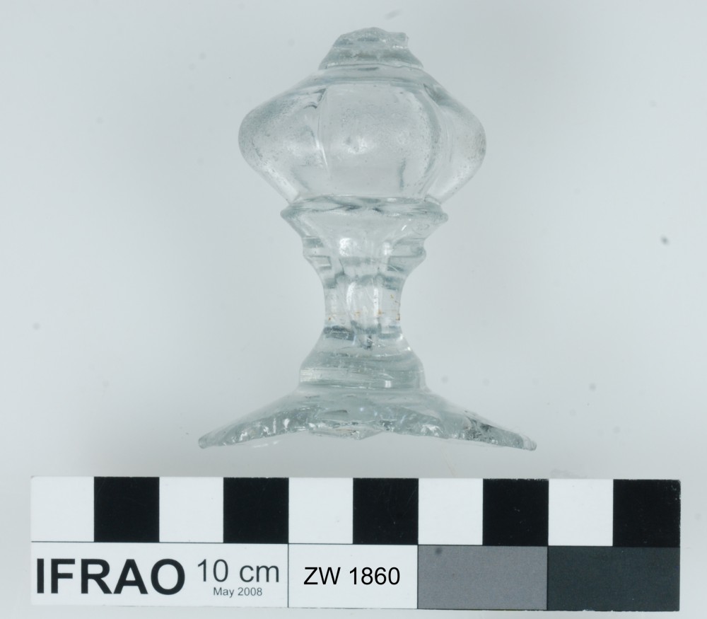 Glass artefact recovered from Zeewijk