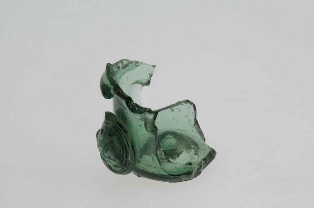 Glass artefact recovered from Zeewijk