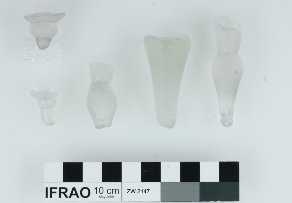 Glass artefact recovered from Zeewijk