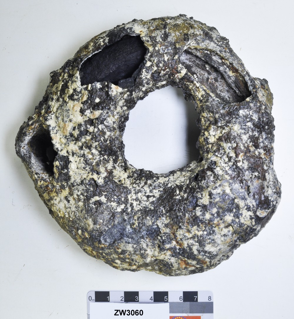 ZW3060 Concretions artefact recovered from Zeewijk