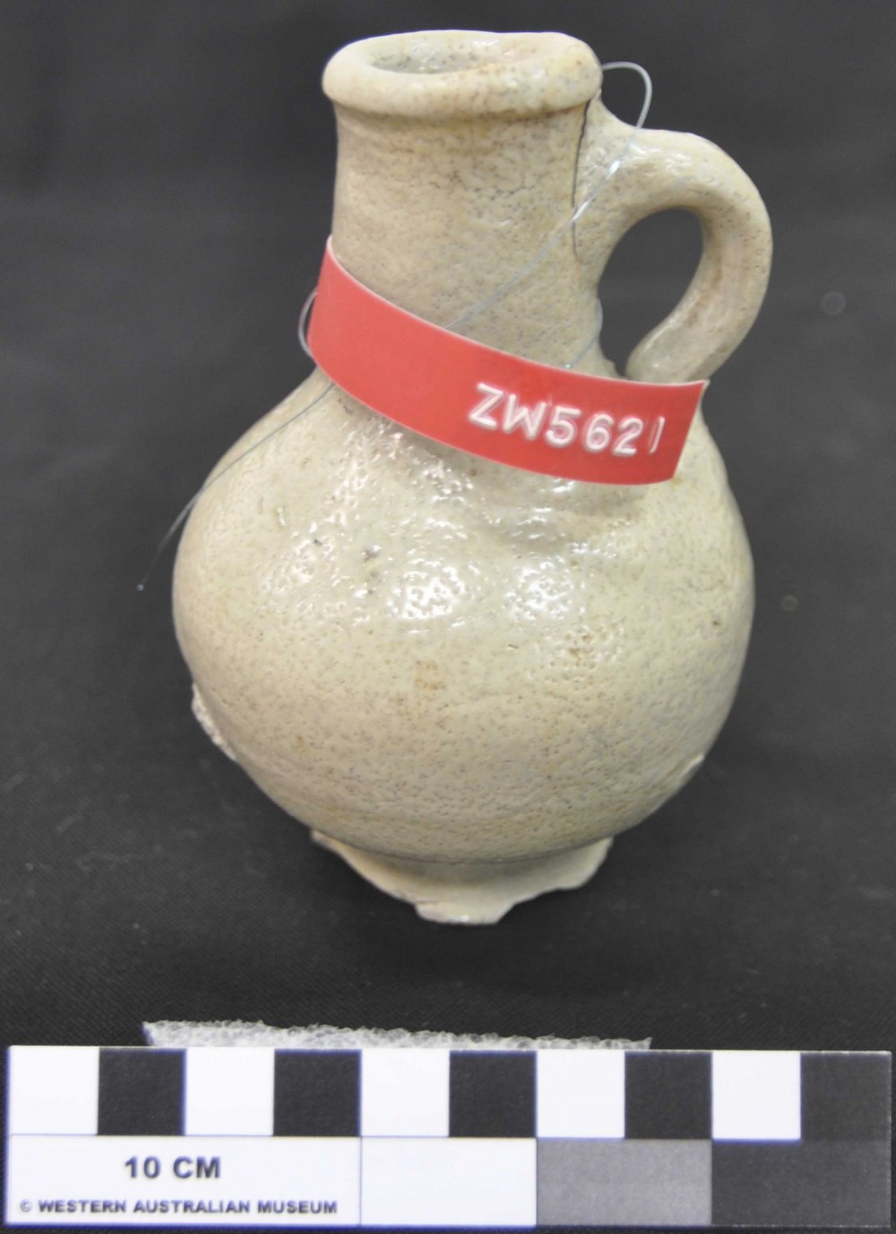 Stoneware artefact recovered from Zeewijk
