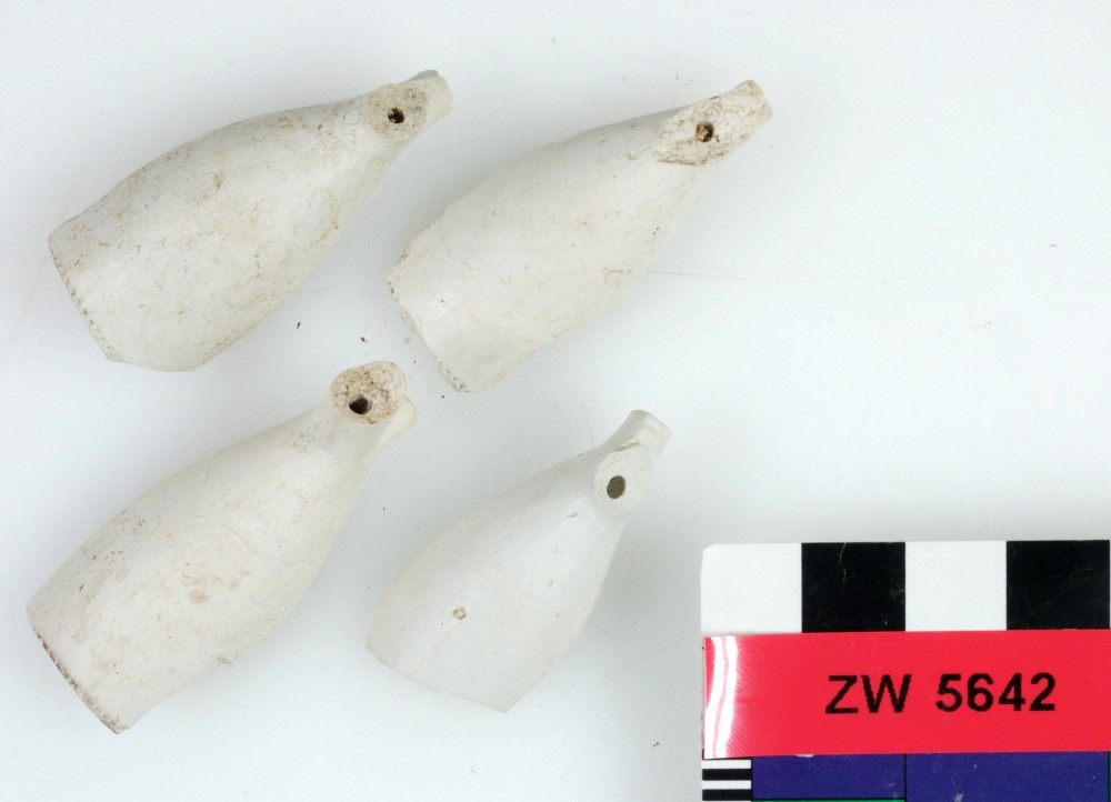 Clay pipes artefact recovered from Zeewijk