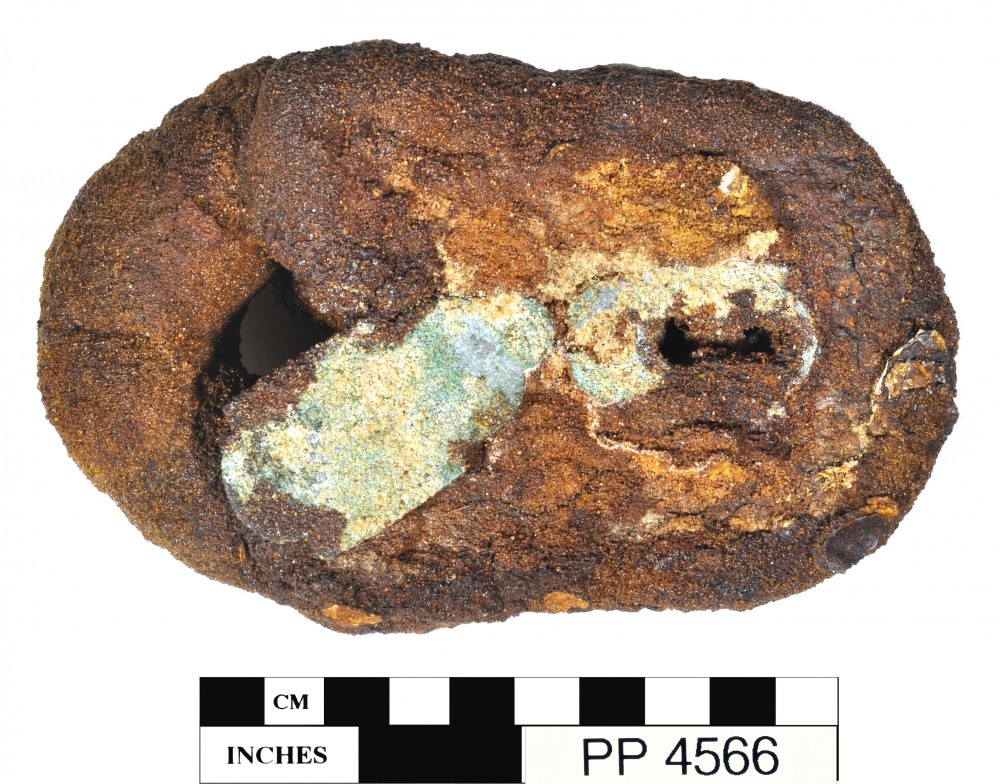 PP4566 Copper/brass artefact recovered from Peron Peninsula