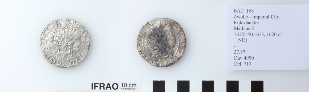 BAT168 Silver Rijksdaalder