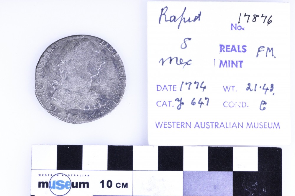 RP17876 Silver 8 Reales