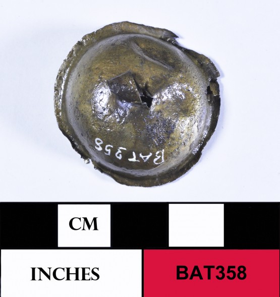 Copper/brass artefact recovered from Batavia