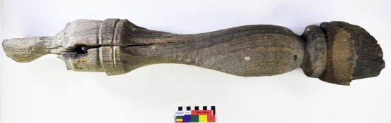 Ship's timber artefact recovered from Batavia