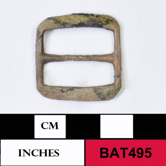 Copper/brass artefact recovered from Batavia