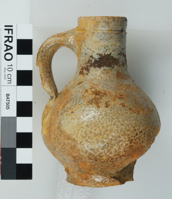 Stoneware artefact recovered from Batavia