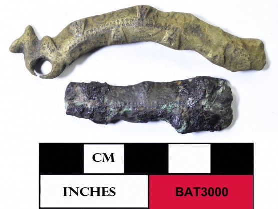 Copper/brass artefact recovered from Batavia
