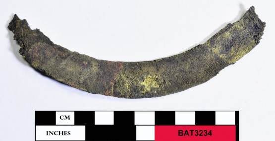 Copper/brass artefact recovered from Batavia