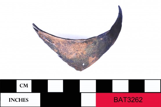 Copper/brass artefact recovered from Batavia