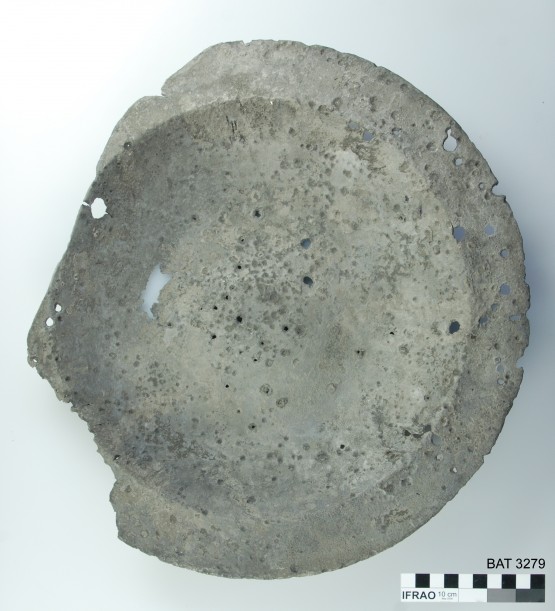 Pewter artefact recovered from Batavia