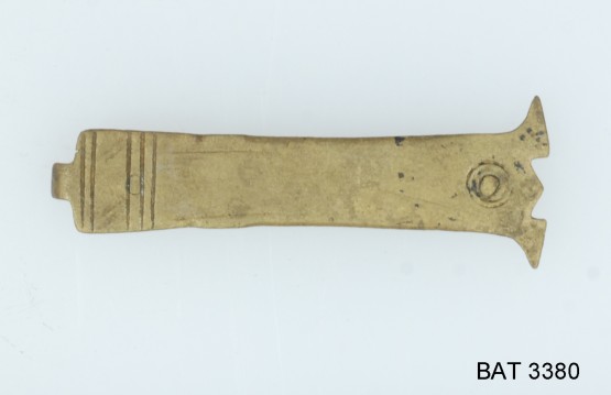 Copper/brass artefact recovered from Batavia