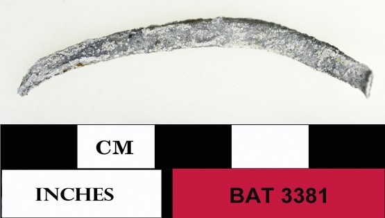 Lead artefact recovered from Batavia