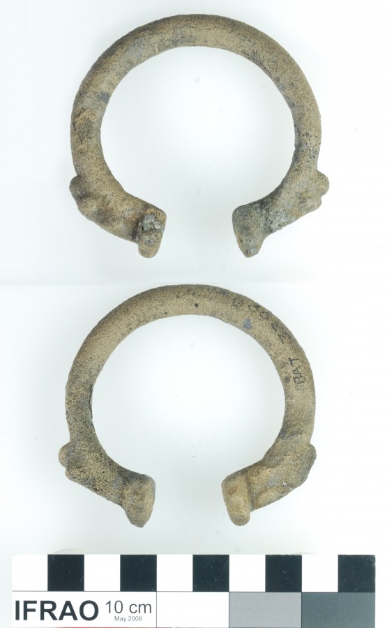 Copper/brass artefact recovered from Batavia