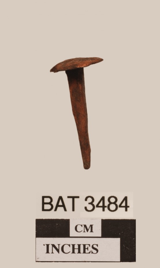 Copper/brass artefact recovered from Batavia
